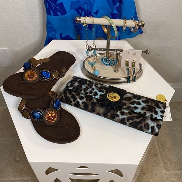 Express Floral Midi Dress Sz 8 - Picture 7 of 9